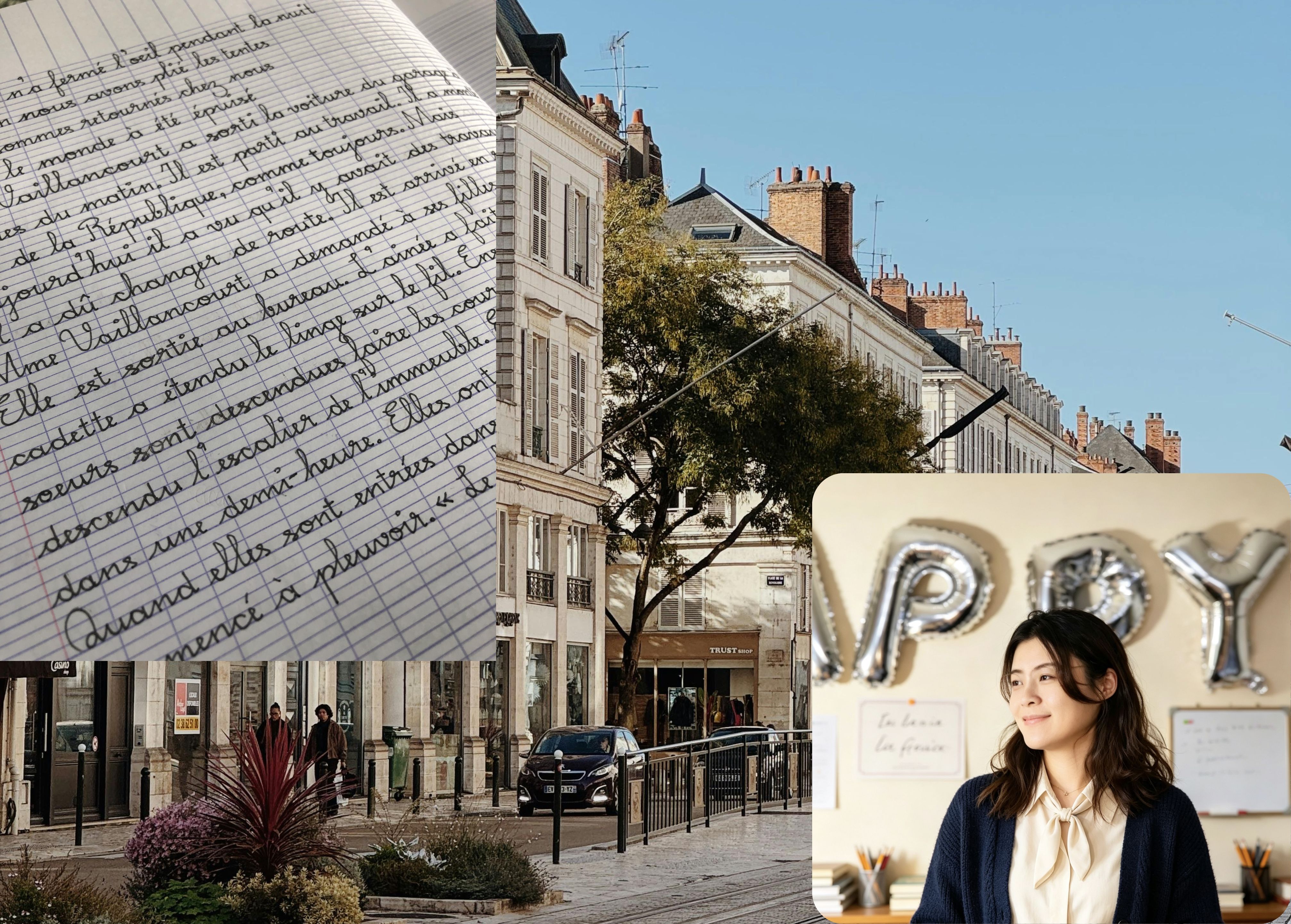 Independent French tutor example